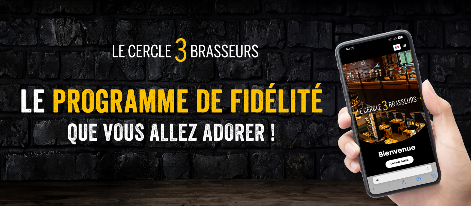 Programme fidélité 3brasseur banniere